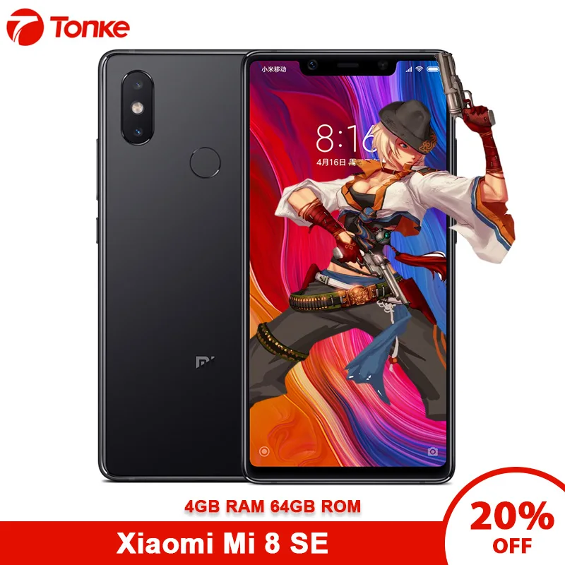 Многоязычная Xiaomi Mi 8 SE Snapdragon 710 4 Гб оперативная память 64 Встроенная Octa Core 5 88