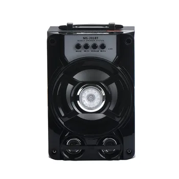 

Multimedia High Quality Bluetooth Wireless Portable Stereo Speaker With LED Lamp With USB TF AUX FM Radio Widely Compatible