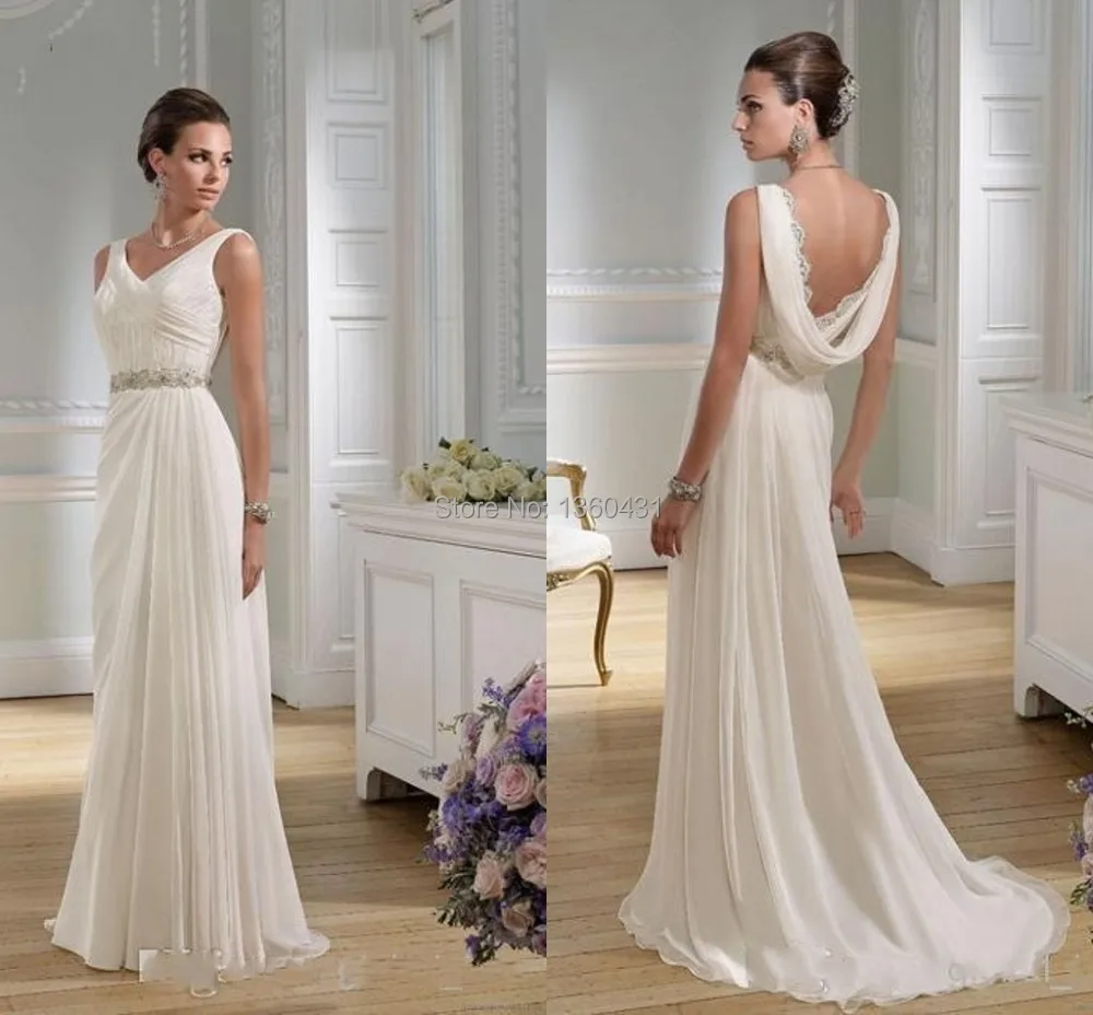 Classic Beach Wedding Dresses