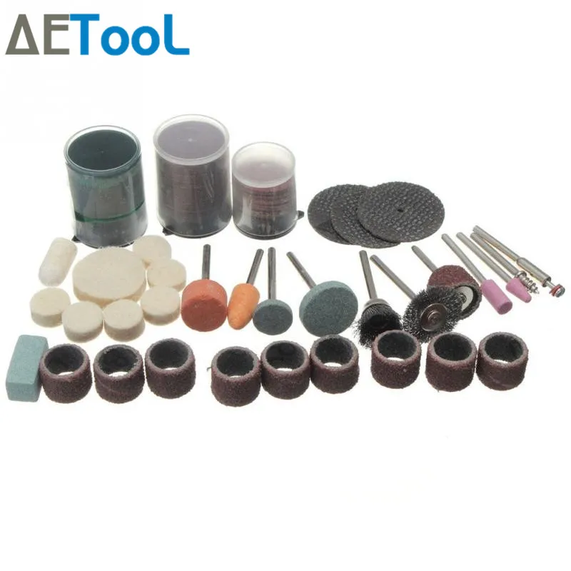 Aetool 105 шт./компл. роторный инструмент набор аксессуаров для Dremel Инструменты