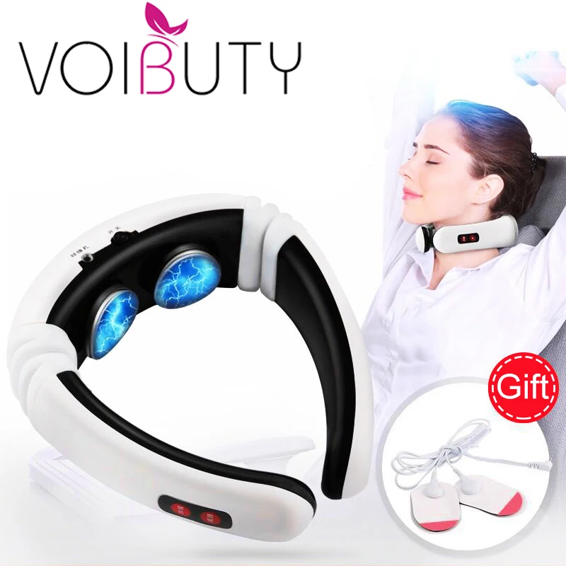 

Electric Back Neck Massager Impulse Cervical Vertebra Treatment Instrument Acupuncture Magnetic Therapy Neck Massager Neck Relax
