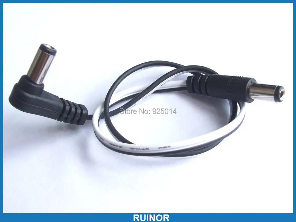 50PCS Right Angle 5.5 X 2.1mm DC plug Male TO 5.5X 2.1mm Cables 35cm for Charger 50PCS Right Angle 5.5 X 2.1mm DC plug Male TO 5.5X 2.1mm Cables 35cm for Charger