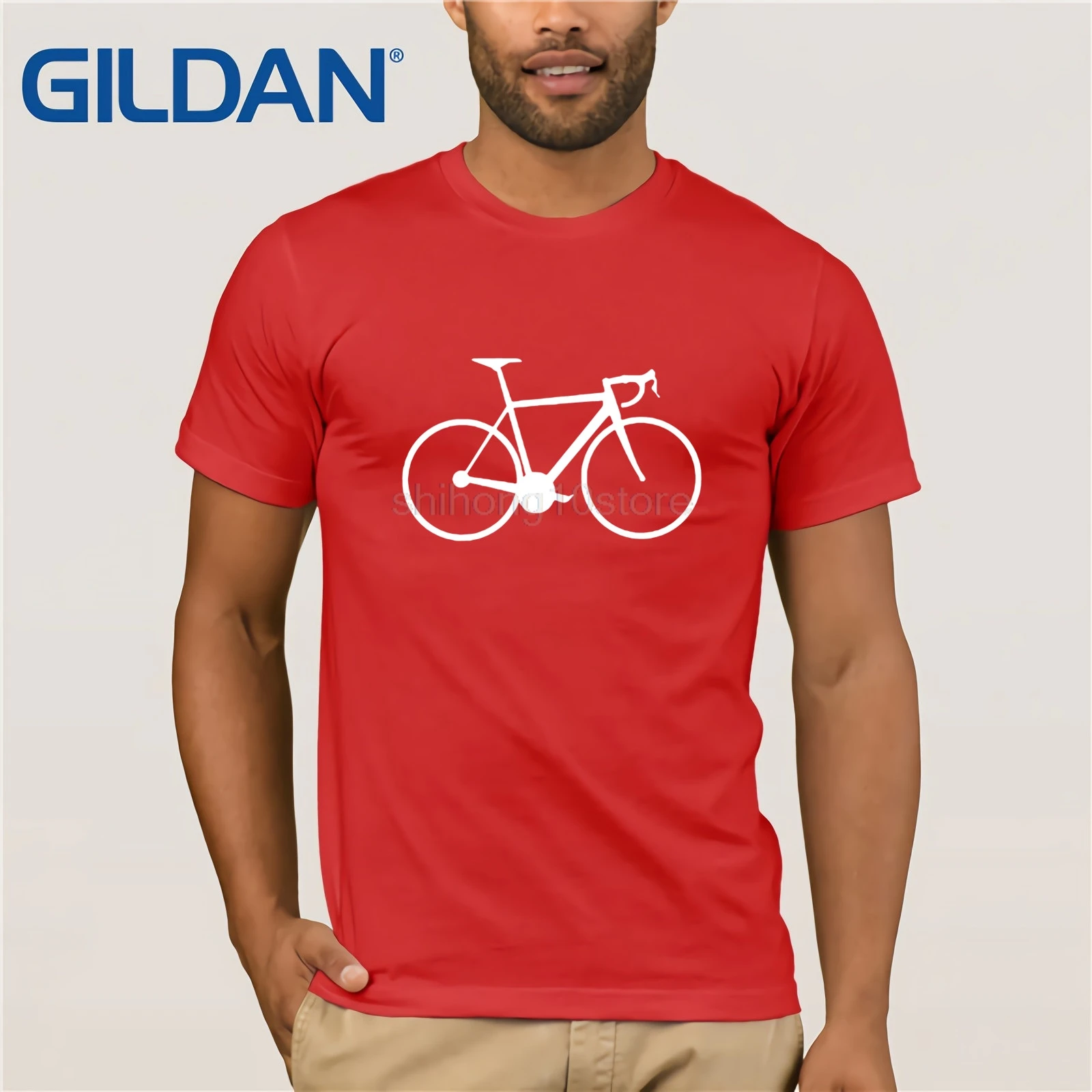 GILDAN Newest Men's Funny Summer Men Clothing Race Road Biker Cycle Men T Shirt Great Quality Funny Man Cotton Tees GILDAN Newest Men's Funny Summer Men Clothing Race Road Biker Cycle Men T Shirt Great Quality Funny Man Cotton Tees
