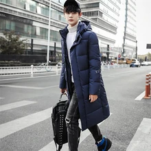 Зимняя куртка Для мужчин куртка теплый мягкий хлопок с капюшоном пальто мужской моды Повседневное парка Мужская одежда плюс Размеры M-3XL черный/красный