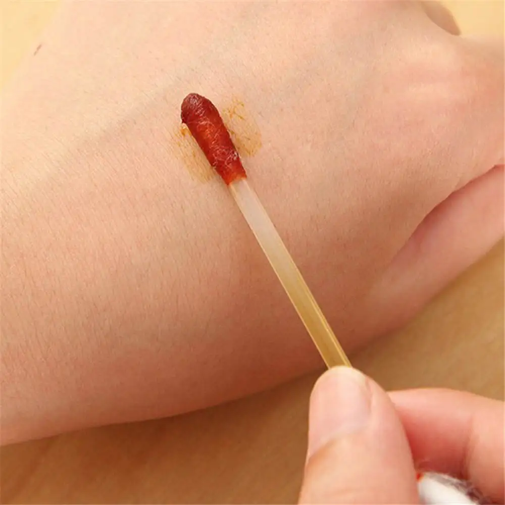 50PCSLot Cotton Swab Medical Alcohol Disposable Emergency Cotton Stick Iodine Swab Disinfected Swab for Children Adults Baby (13)