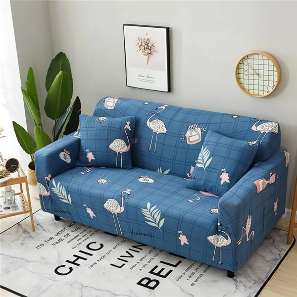 1 шт. спандекс современный диван-кровать эластичный Цветочный полиэстер 1/2/3/4 местный диван Чехол для Гостиная протектор мебели - Цвет: Color 5