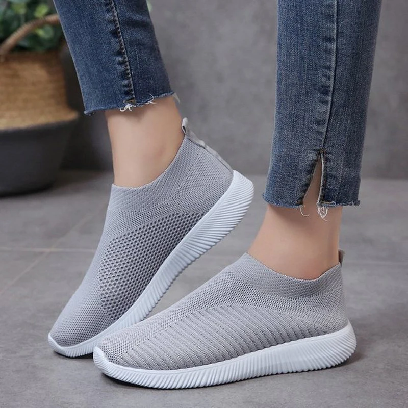 elastic slip on shoes