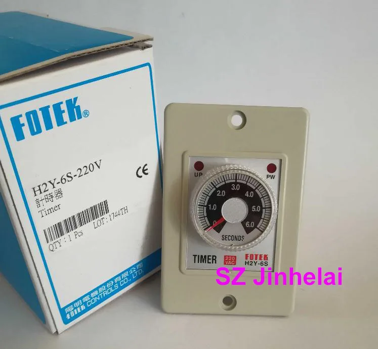 

FOTEK H2Y-6S-220V подлинный оригинальный реле времени H2Y-6S 220 В таймер