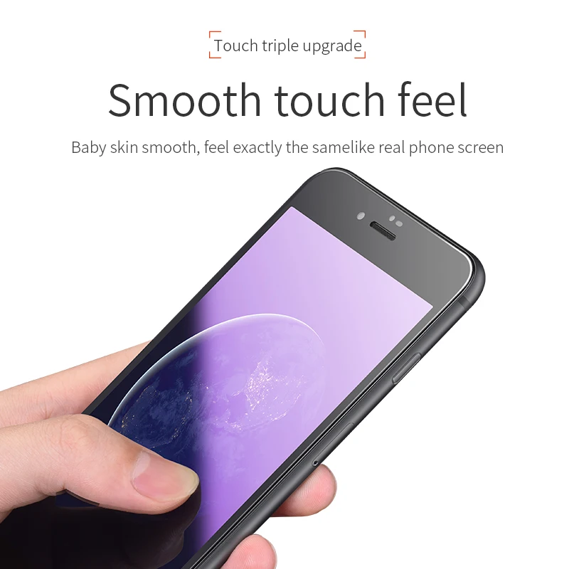 9H Anti Blue Light Tempered Glass 3D Soft Edge Full Screen Protector