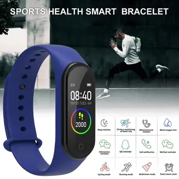 

M4 Smart Band Heart Rate Blood Pressure Monitor Health Wristband Sport Bracelet Heart Rate and Blood Pressure Monitoring
