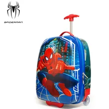 Модный стиль чемодан Человек-паук для мужчин и женщин милый мультяшный чемодан посадочная коробка