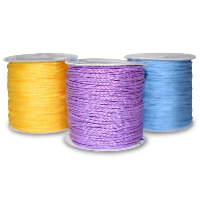 

20 Color 45m/Spool 1.5MM Nylon Cord Thread Cord DIY Rope Macrame cord Bead Necklace Shamballa Bracelet Jewelry Making