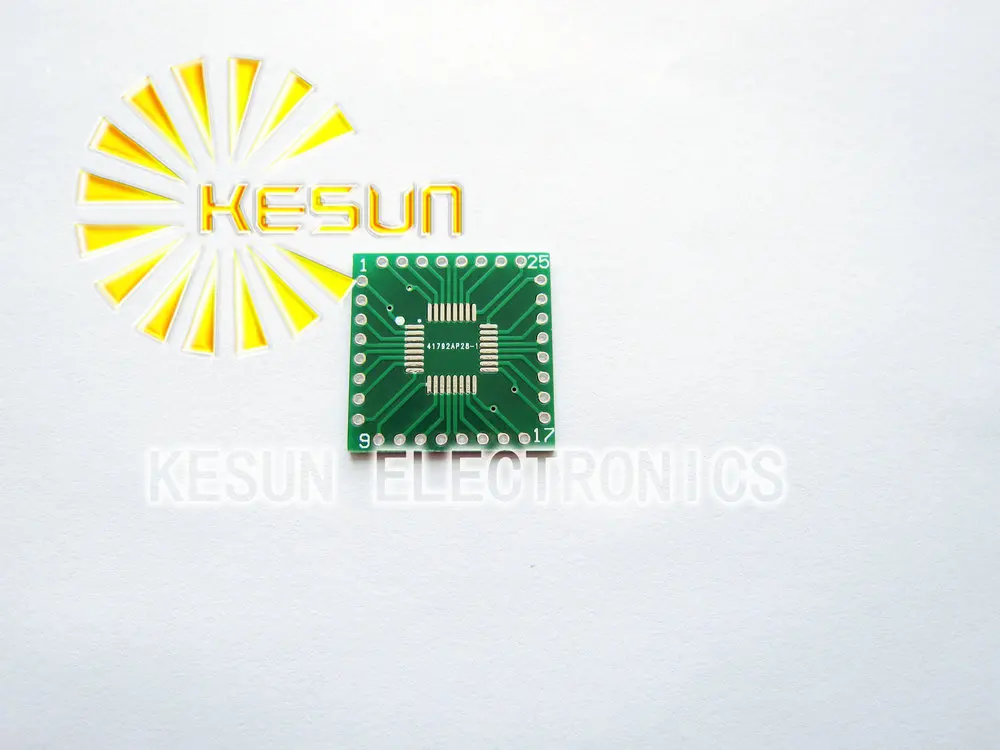 

100PCS PFQP32 LQFP32 TQFP32 QFP32 SOP32 SSOP32 turn DIP32 0.8MM IC adapter Socket / Adapter plate PCB