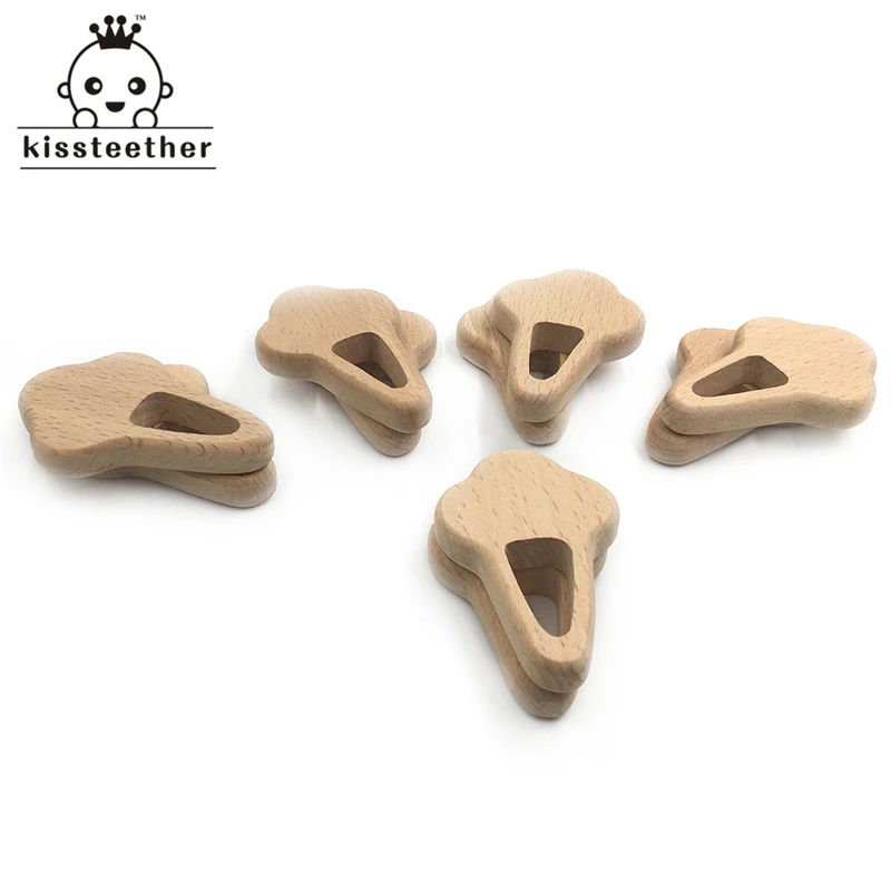 Деревянная подвеска для мороженого из бука|baby teether|baby teether woodteether baby |