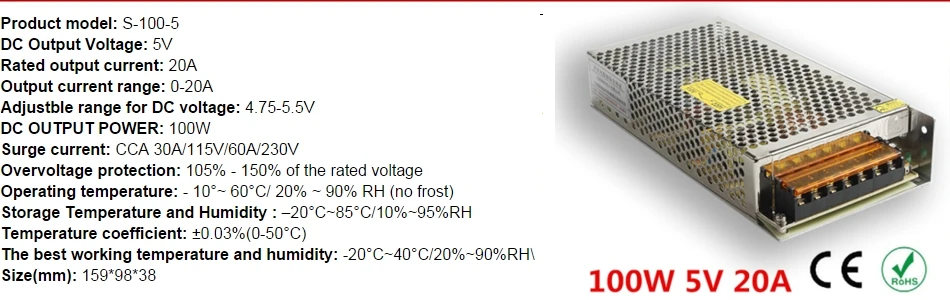 100w