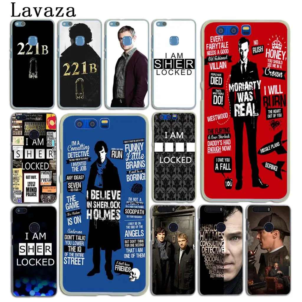 Чехол для телефона Lavaza 221B Sherlock Holmes Huawei Y9 Y7 Prime 2019 2018 Honor 20 8A 8X 8 9 9X 10 Lite 7C 7X 6A 7A