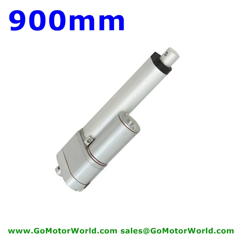 

Mini linear actuator with Potentiometer position signal feedback 24V 12V 900mm stroke 900N 90KG load 80mm/s speed