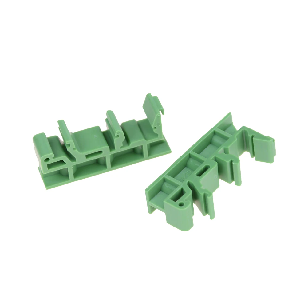 1 Set PCB Mounting Adapter Holder DIN C45 Rail Circuit Board Bracket Carrier Clips  High Quality