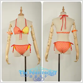

[Customized] Anime LOVE LIVE Honoka Kousaka Bikini Bikini Awakening Swimsuit Cosplay Costume Women Halloween Free Shipping 2018