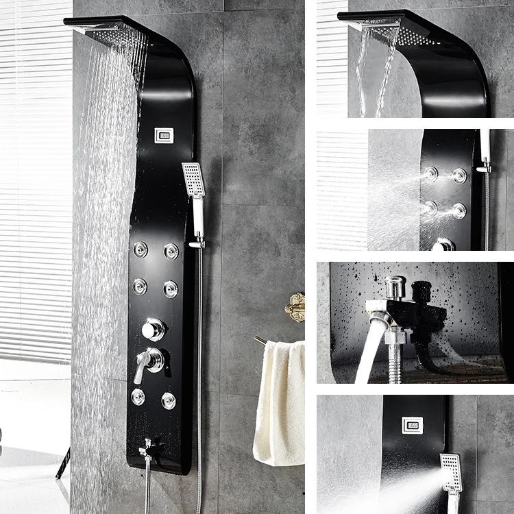 Buy Multi Function Shower Panel Bathroom Shower Faucet Rain Massage System