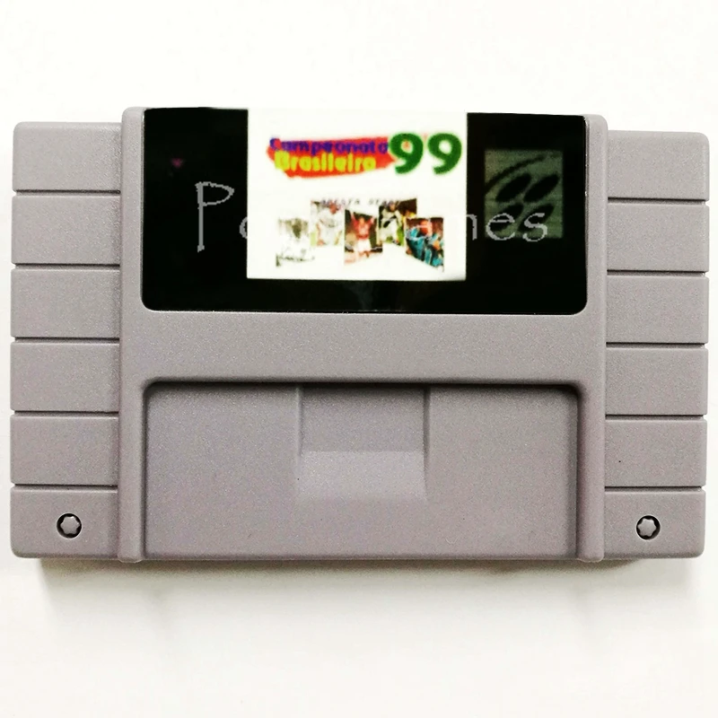 

Campednato Brasileiro 99 16 bit NTSC Big Gray Game Card For USA Version Game Player