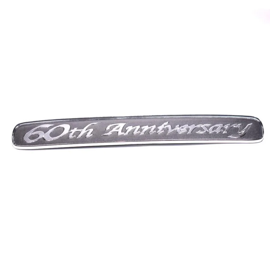 

Aluminium 60th Anniversary Limited Edition 3D Car Decal Emblem Sticker Badge Fit For Toyota Land Cruiser Car-styling Covers