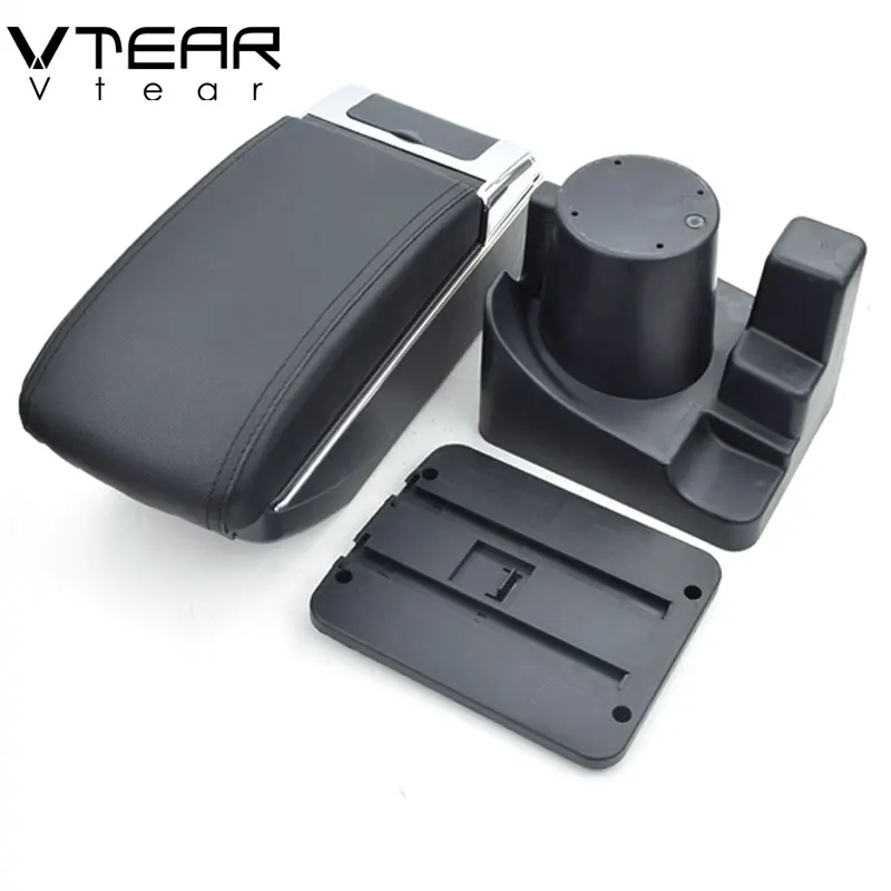 Vtear для VW jetta mk5 Golf 6 подлокотник usb интерфейс кожаный ящик хранения аксессуары