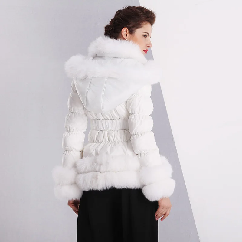 Top Free shipping new style winter women jackets real fox fur thick duck feather ladyies down coat 1 Top Free shipping new style winter women jackets real fox fur thick duck feather ladyies down coat 1