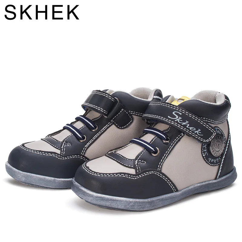 

New Arrival Mid-Cut Children Boys Sport Shoes Outdoor Girls Shoes Casual Sneaker For Boys Size 23-28 Blue Brown Red White