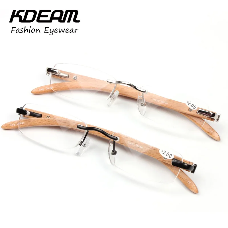 Wooden Bamboo Luxury Reading Glasses Fashion Men Business Presbyopia