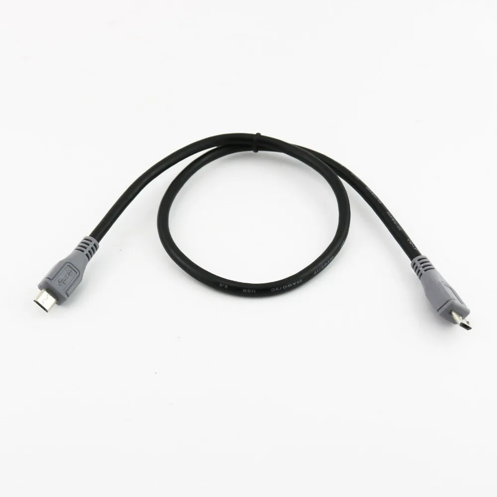 1x المصغّر usb B الذكور إلى المصغّر usb B الذكور التوصيل وتغ محول محول كابل بيانات الحبل 20 سنتيمتر/50 سنتيمتر/ 1 m