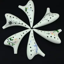 12 Kong Тао флейта рисованной серии 12 Отверстие Альто С ocarina чем художественное качество