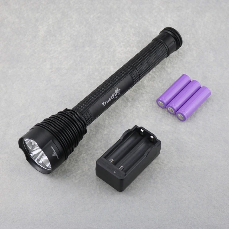 

TrustFire J12 4500 Lumens 5x Cree XML T6 Led Tactical Flashlight Waterproof Led Torch Lamp for Hunting Camp With 18650 Battery