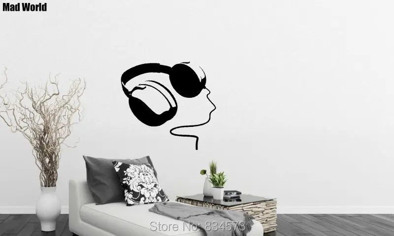The HEADPHONES SILHOUETTE 59w  55H 3