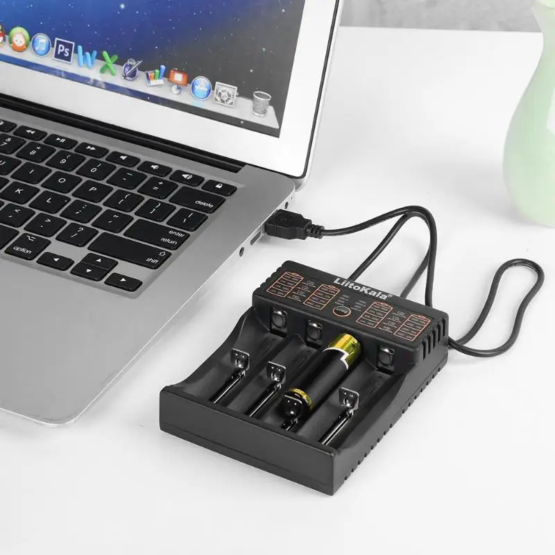 Lii-402/202 слот Смарт зарядное устройство ж/банк питания USB выход для 18650 26650