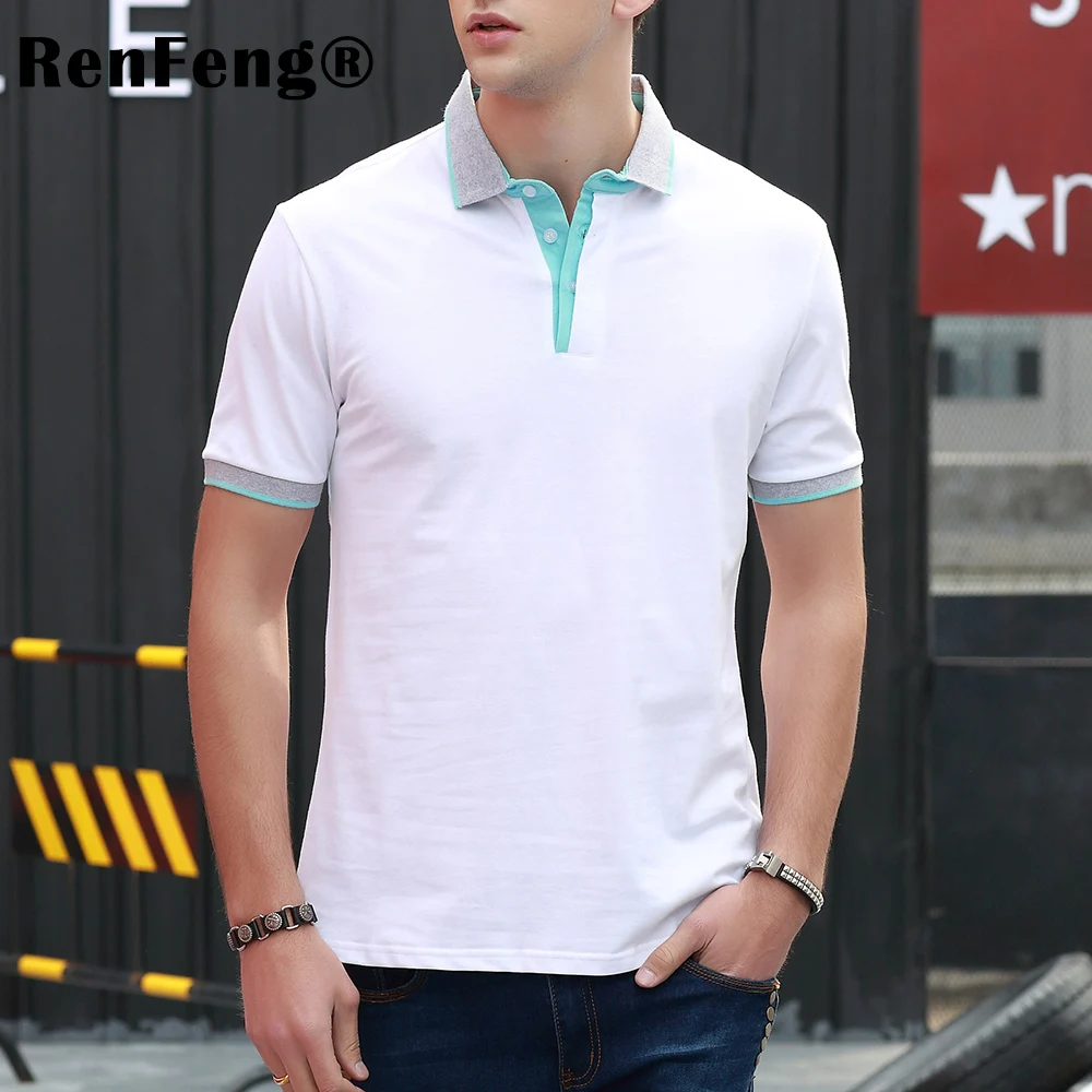 2018 New arrival Patchwork Poloshirt fashion men polo shirt brand polo Top Quality men cotton breathable men polo sports jerseys (2)