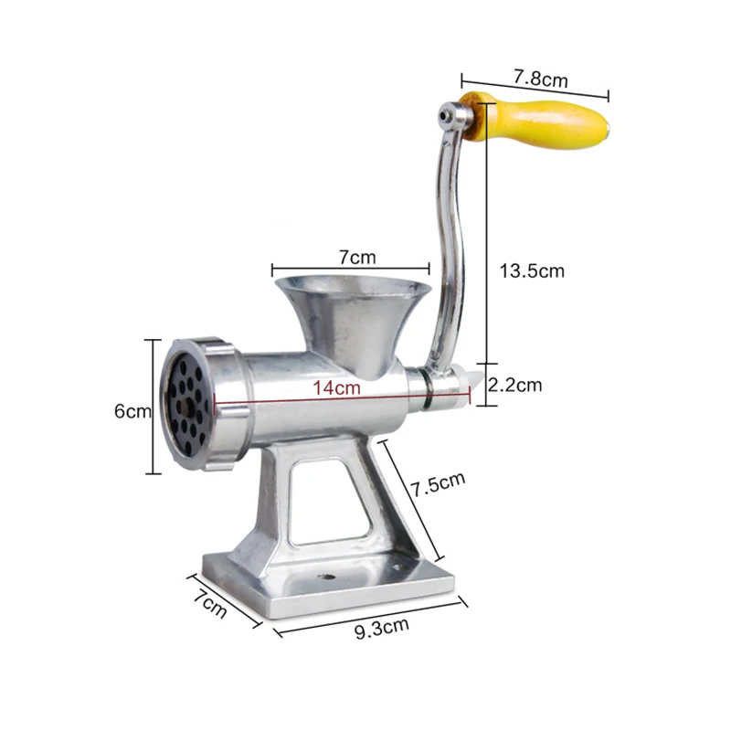 Manual Meat Grinder Heavy Duty Hand Operated Mincer Sausage Maker