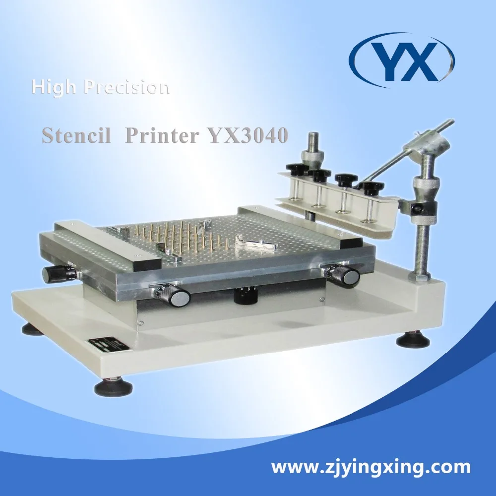 

High Precision silkscreen printer Manual Stencil Printer stencil smt solder paste printer