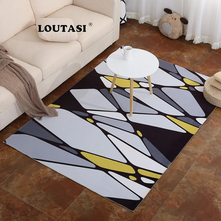 LOUTASI الشمال نمط السجاد لغرفة المعيشة غرفة نوم أريكة طاولة القهوة السرير السجاد سجاد نموذج معرضا هندسية سجادة مطبوعة LOUTASI الشمال نمط السجاد لغرفة المعيشة غرفة نوم أريكة طاولة القهوة السرير السجاد سجاد نموذج معرضا هندسية سجادة مطبوعة