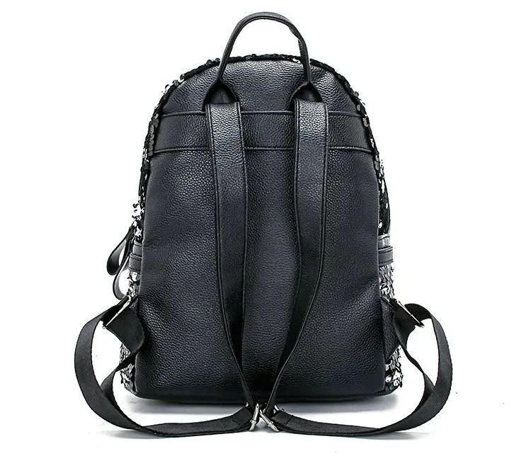 Rdywbu brillo lentejuelas remache mochila de moda de las muchachas de viaje mochila estudiantes lindo ojos Arco Iris parche bolso de escuela Mochilas B484 Rdywbu brillo lentejuelas remache mochila de moda de las muchachas de viaje mochila estudiantes lindo ojos Arco Iris parche bolso de escuela Mochilas B484