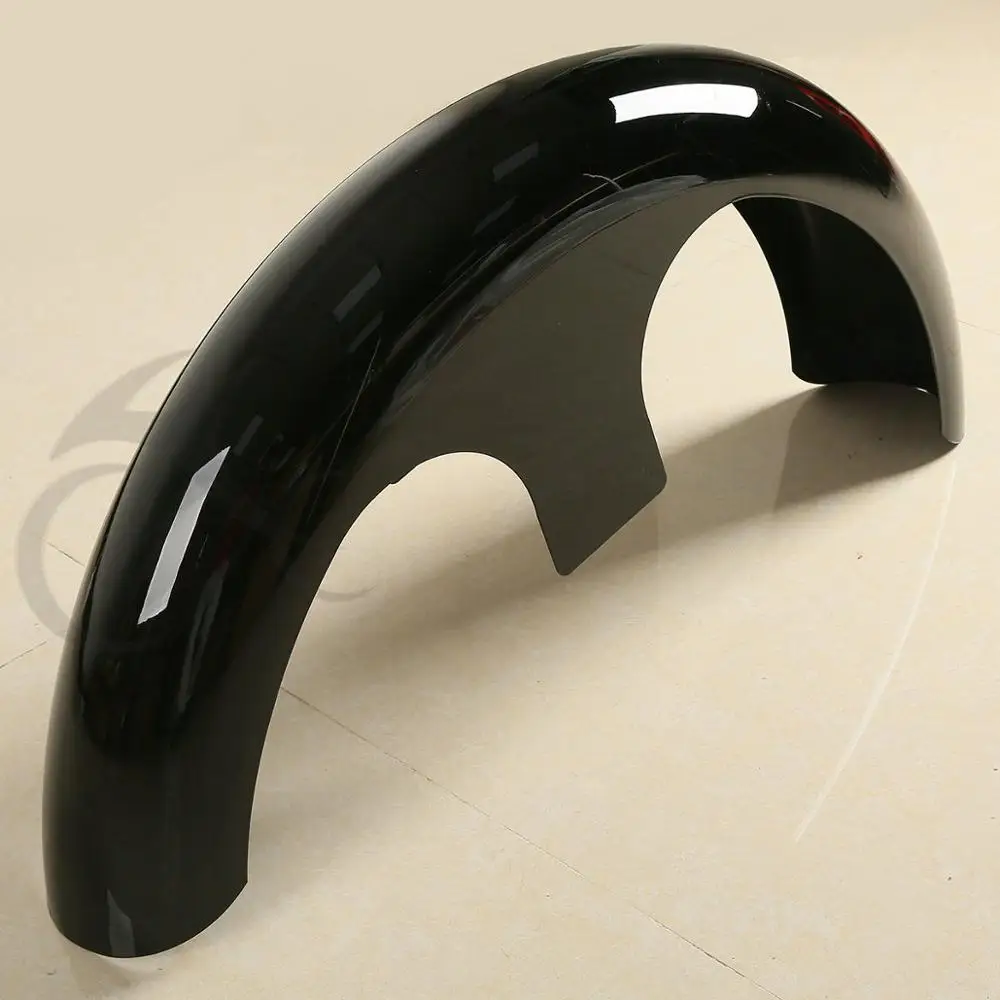 

Gloss Black Custom 30" Wrap Around Front Fender For Harley Bagger Touring Electra Street Glide Road King New
