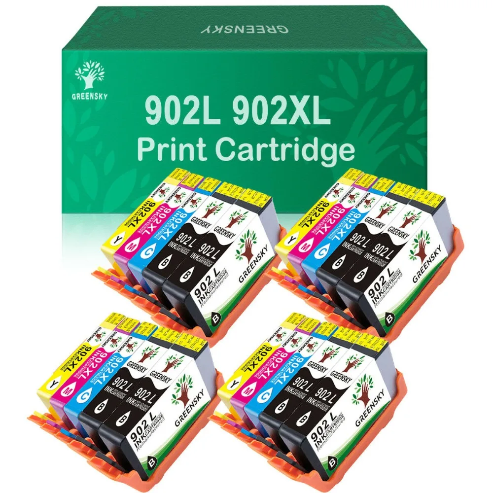 GREENSKY 20 шт./компл. Совместимый картридж для hp 902XL 902 L Office Pro 6978 6970 6954 6968 6979 6975 6950 6960 6951