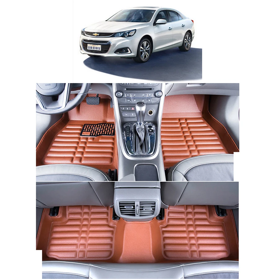 

fast shipping leather car floor mat carpet rug for chevrolet malibu 2012 2013 2014 2015 2016 8th generation