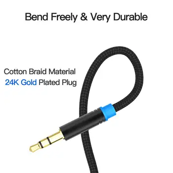 

3m 5m Headphone Extension Cable 3.5mm Male to Female Aux Cable Audio Extender Cord for Computer iPhone TV 2019