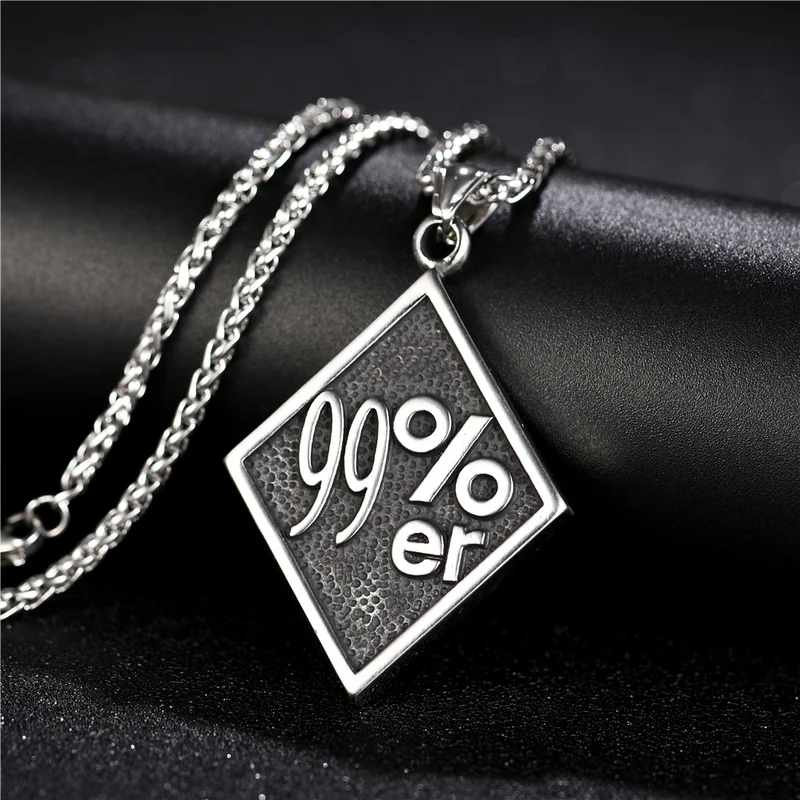 Литье из нержавеющей стали 1% er/99% er Подвески ожерелье мужские мотоциклетные