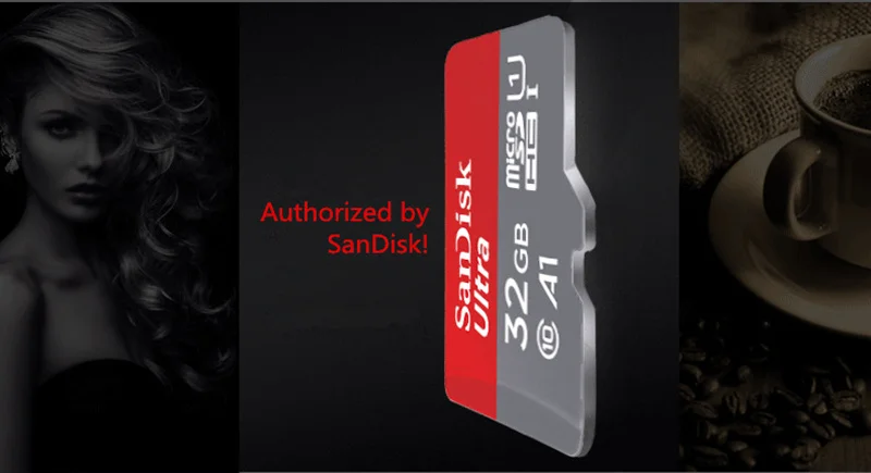 Двойной флеш-накопитель SanDisk картой Micro SD объемом 16 Гб оперативной памяти, 32 Гб встроенной памяти, 64 ГБ 128 ГБ 200 ГБ флэш-карта памяти Uitra Class10 Max 100 МБ/с. tf карта cartao de memoria