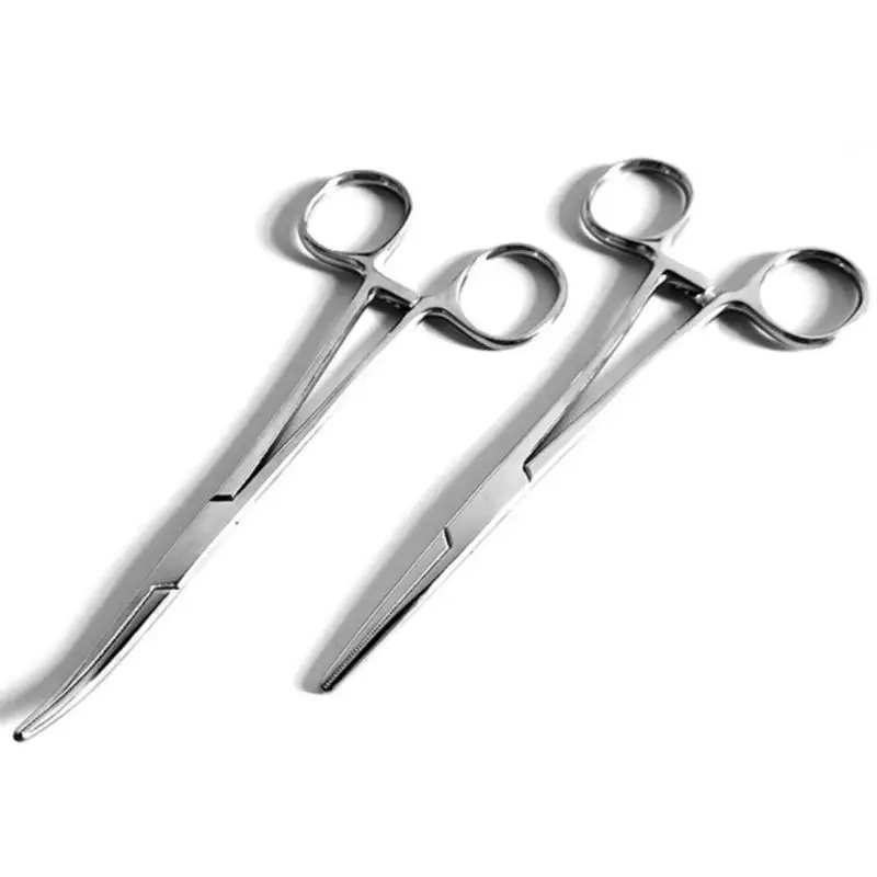 

Professional Fishing Line Pliers Stainless Steel Hemostat Decoupling Scissors Tools Sturdy Comfortable Handle Angling Supply
