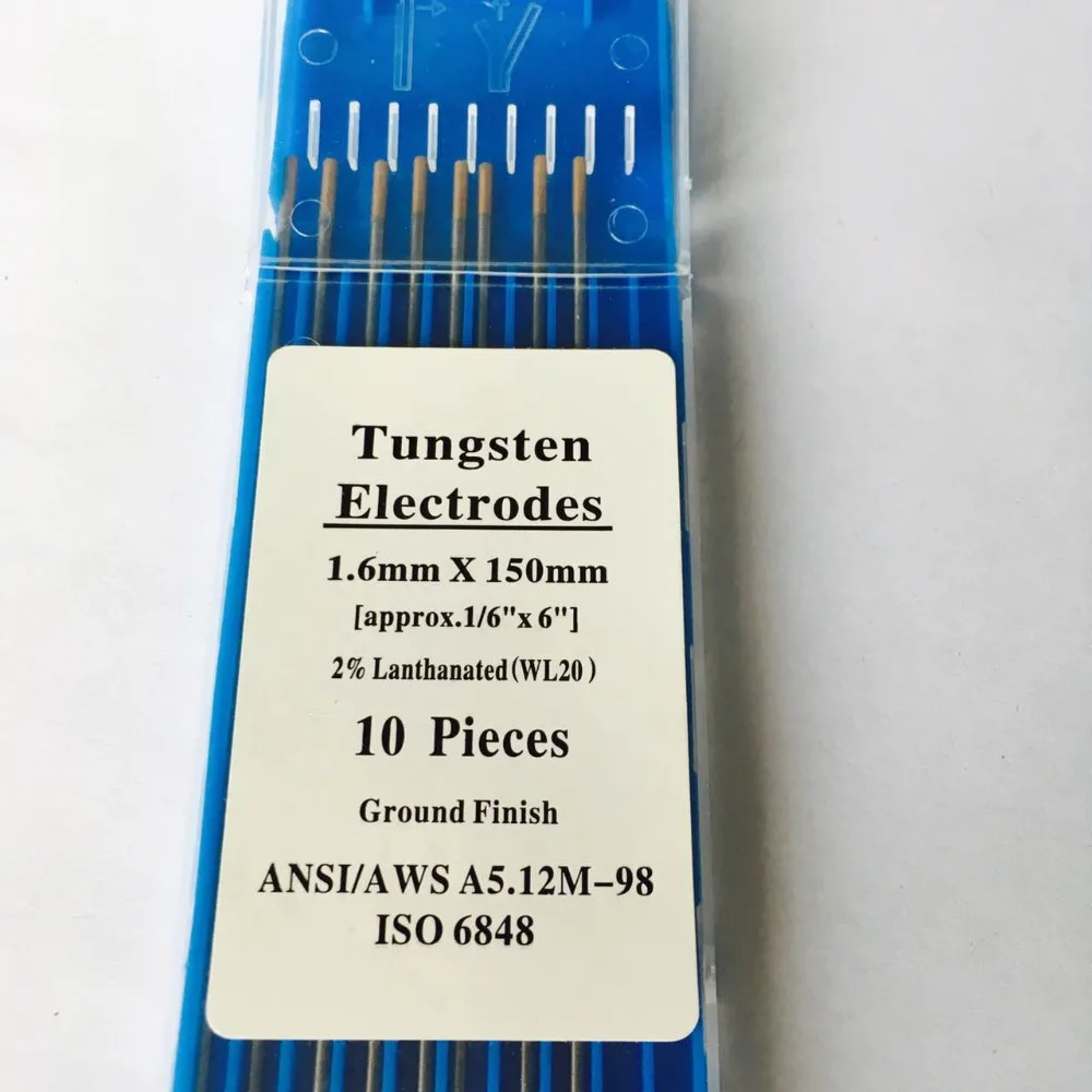factory direct sale 10pcs WL15 1.5lanthanated TIG Welding Tungsten