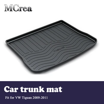 

MCrea Auto Car Rear Trunk Mat Cargo Liner For VW Tiguan 2009-2011 Volkswagen Accessories Luggage Tray Sheet Floor Mat Carpet