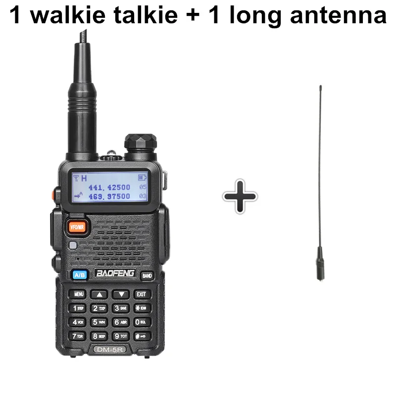 Baofeng DM-5R Tier1 Tier2 повторитель цифровой рации DMR двухдиапазонный DM 5R Dual Time slot двухстороннее радио DM5R радио Comunicador - Цвет: Add a 38cm antenna